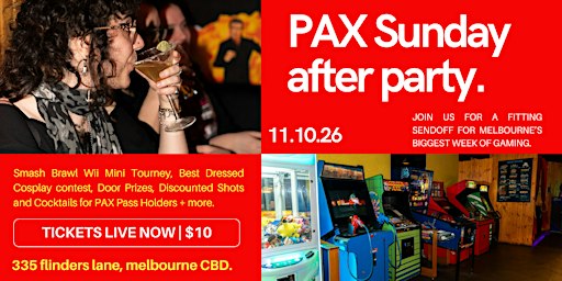 PAX Sunday After Party | Bartronica