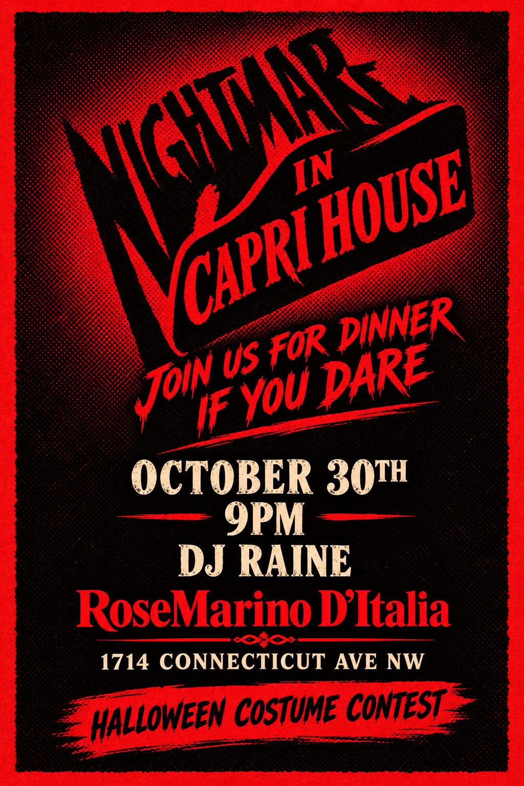 NIGHTMARE IN CAPRI HOUSE 