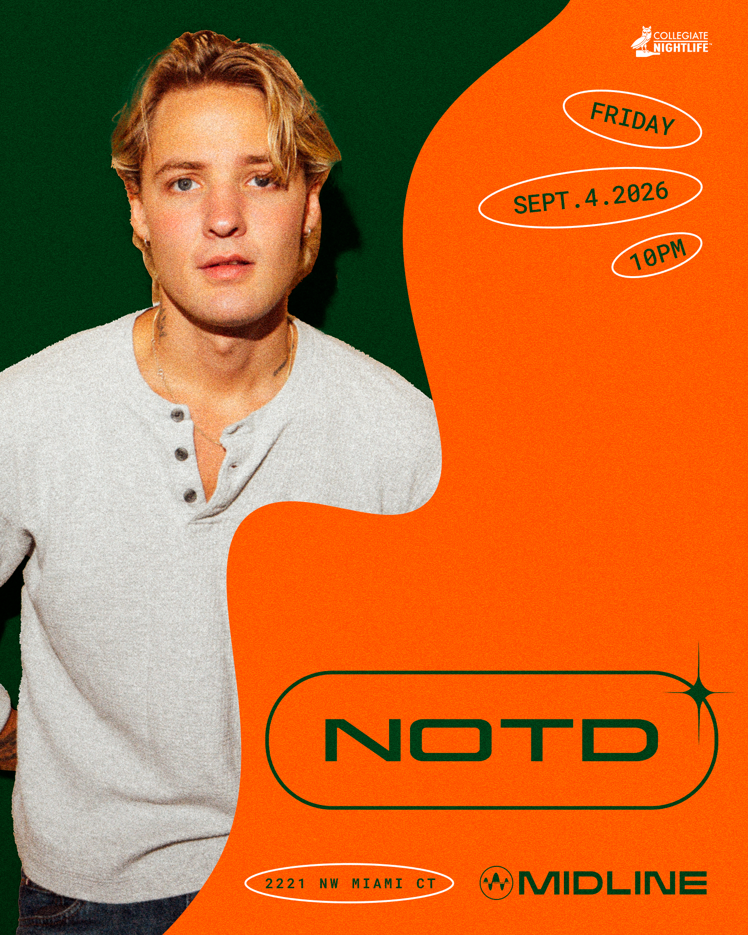 UMIAMI GAMEDAY BENDER: NOTD @ MIDLINE MIAMI
