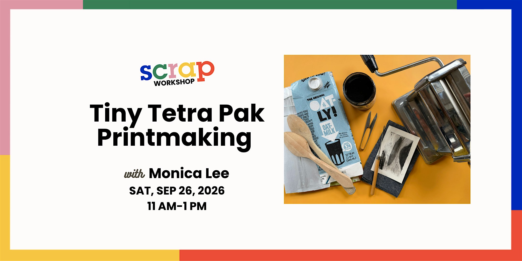 Tiny Tetra Pak Printmaking with Monica Lee
