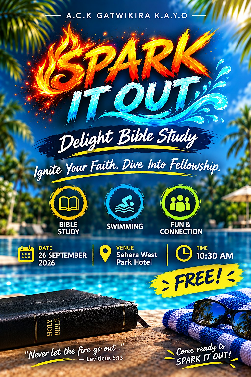 Spark it out-Delight Bible study