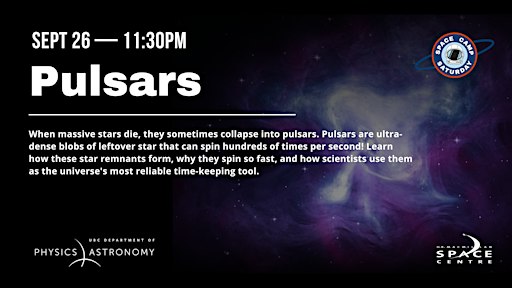 Space Camp Saturday: Pulsars