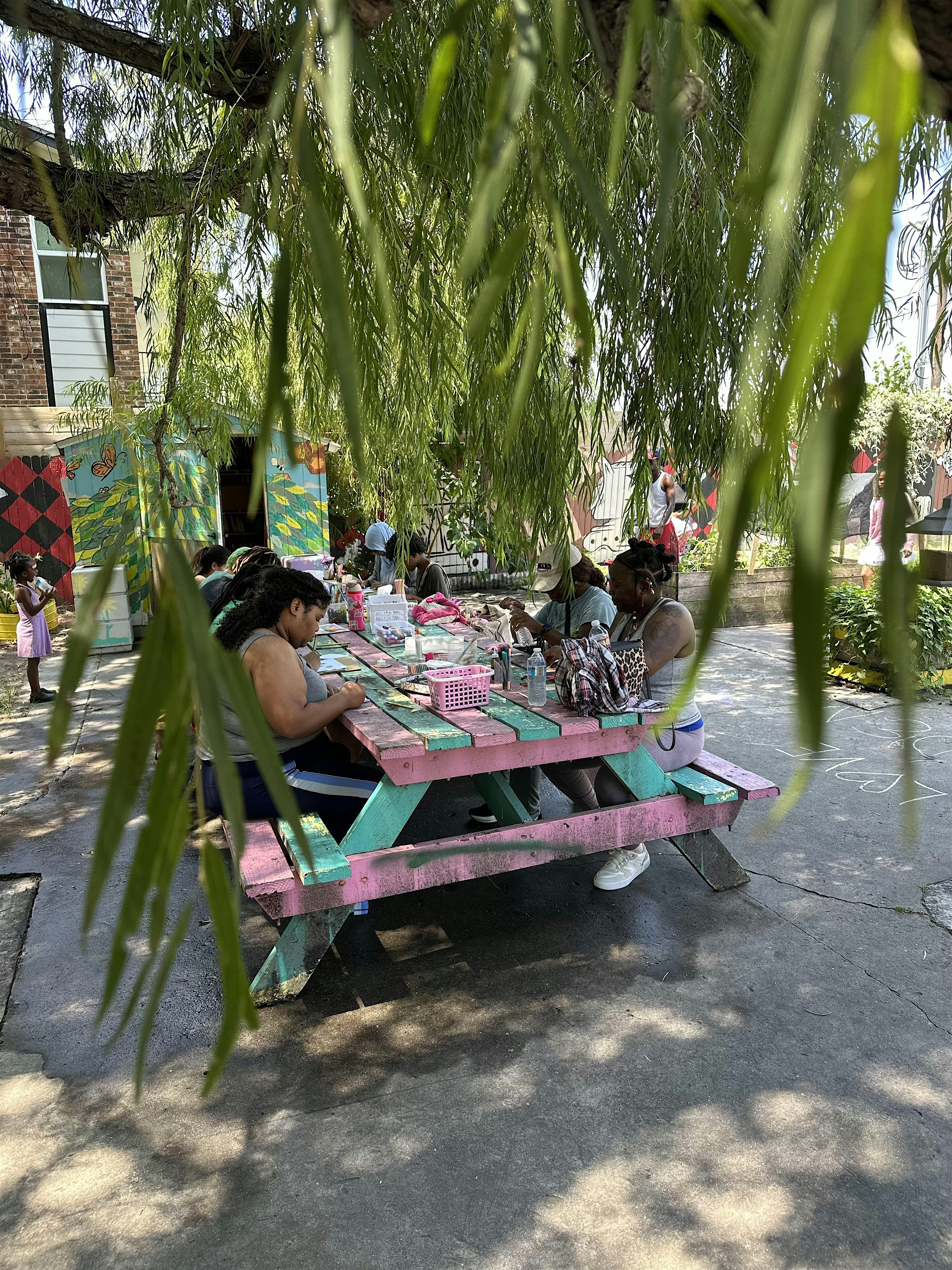 Craft Session in the Community Garden
