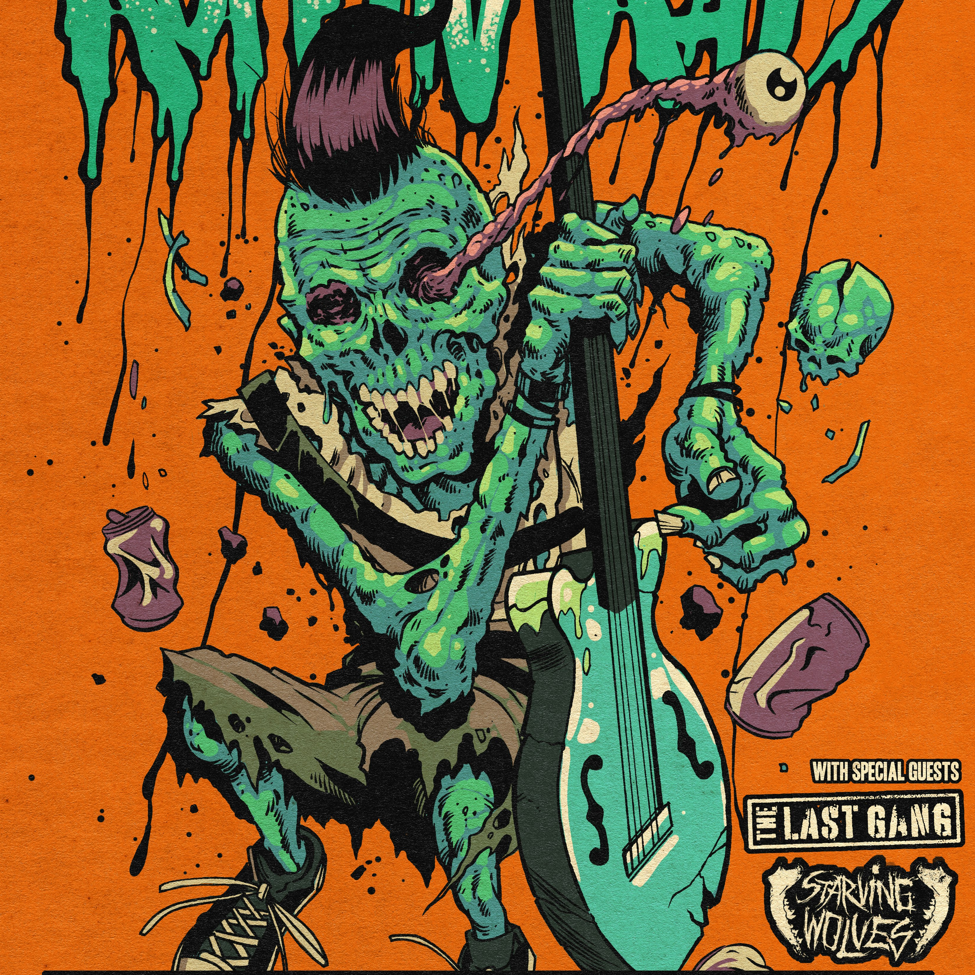 Koffin Kats + The Last Gang + Starving Wolves