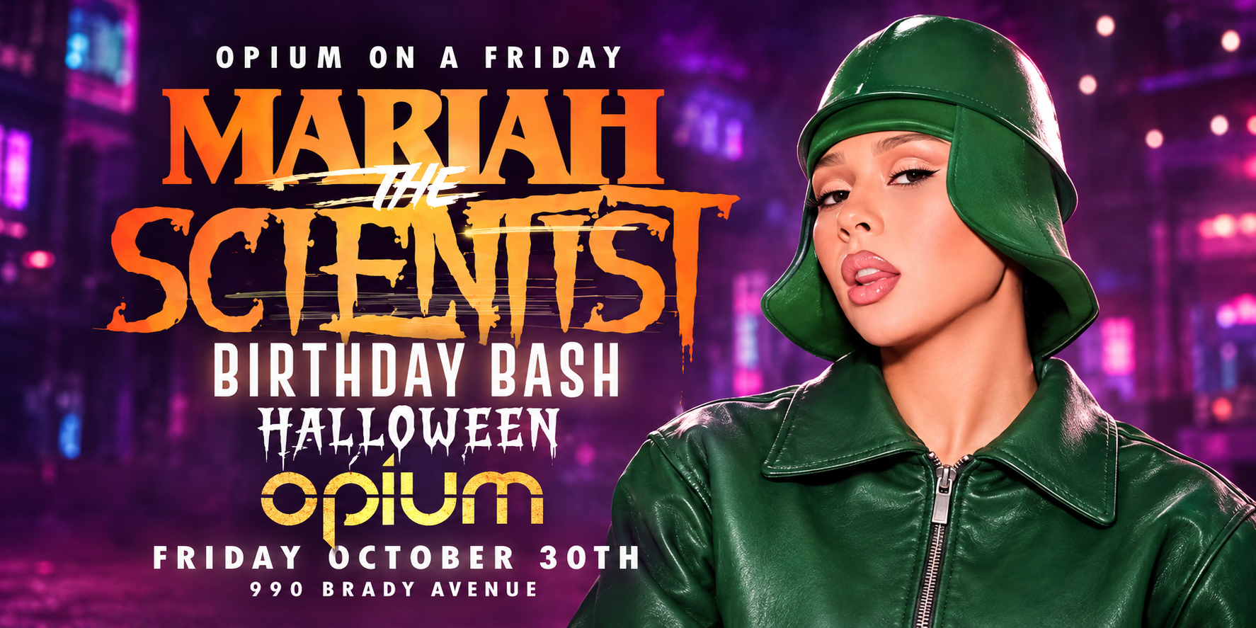 MARIAH  THE SCIENTIST BIRTHDAY PARTY