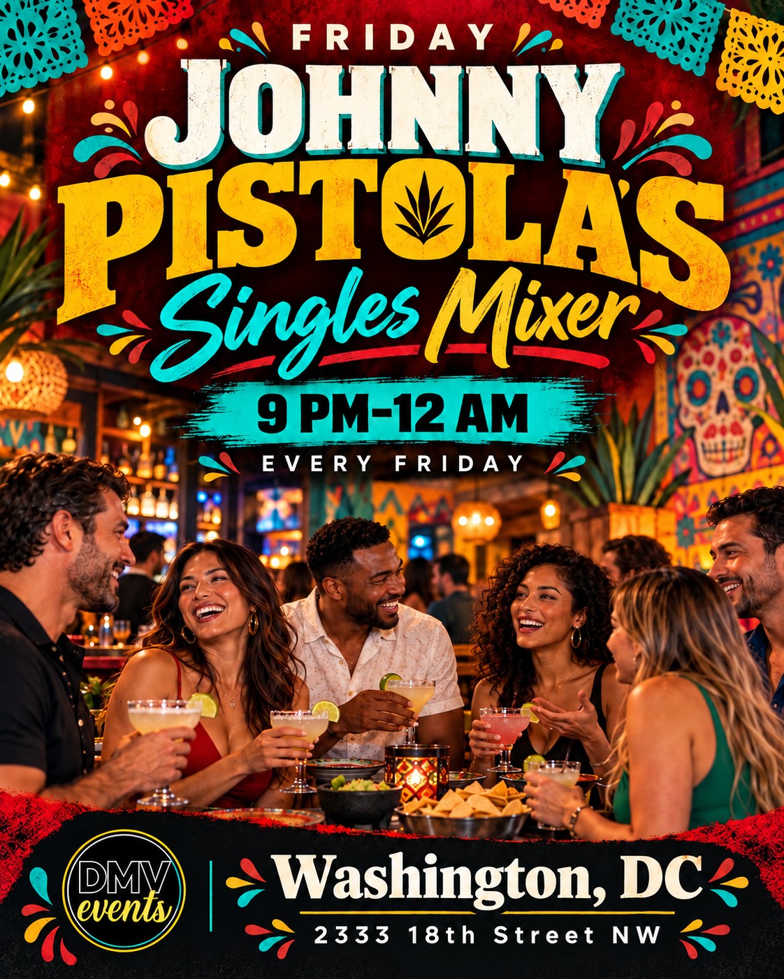 Friday Night Singles Mixer at Johnny Pistolas