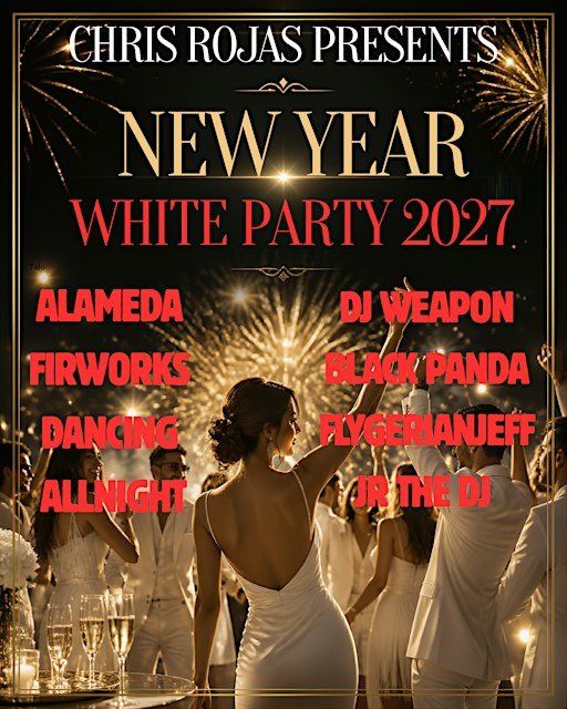 Chris Rojas presents White 2027 DJ Weapon & Suga-T “The Suga-T Experience”