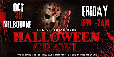 Melbourne Halloween Bar Crawl — Halloween Friday, Fri, Oct 30