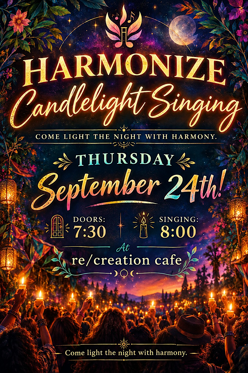 Harmonize September Big Group Singing Night