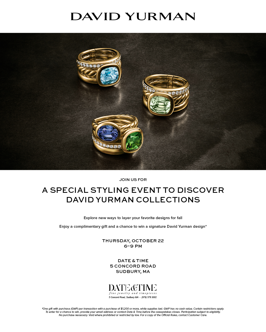 A Special Styling Event to Discover David Yurman Collections