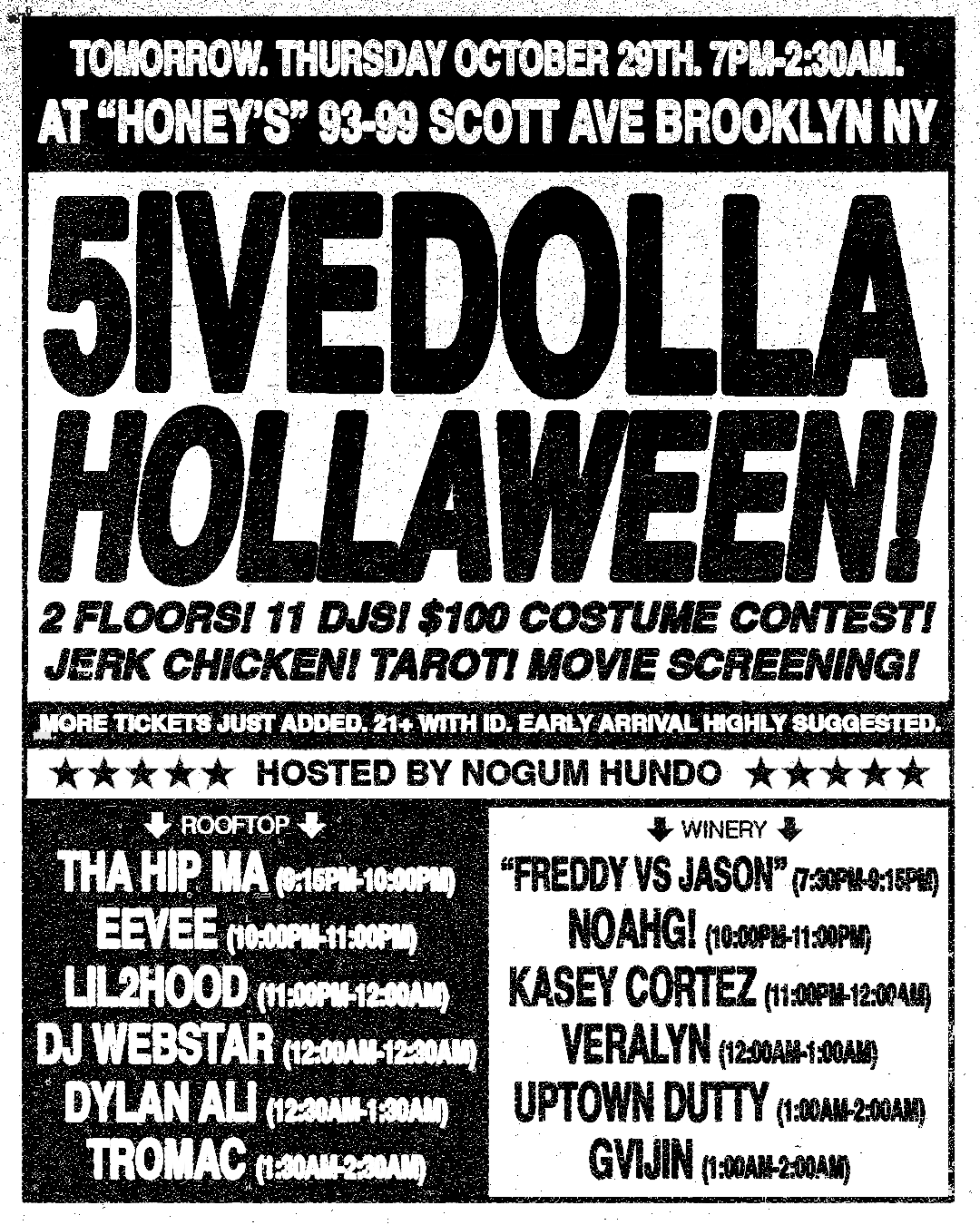 5IVEDOLLAHOLLAWEEN