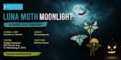 Luna Moth Moonlight: A Stained Glass Workshop