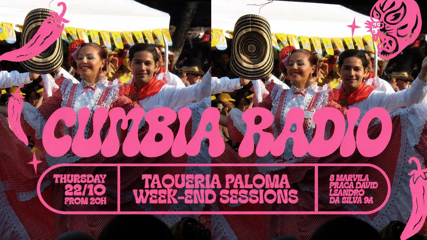 Cumbia Radio - Taqueria Paloma Week-End Sessions -Oct 22th