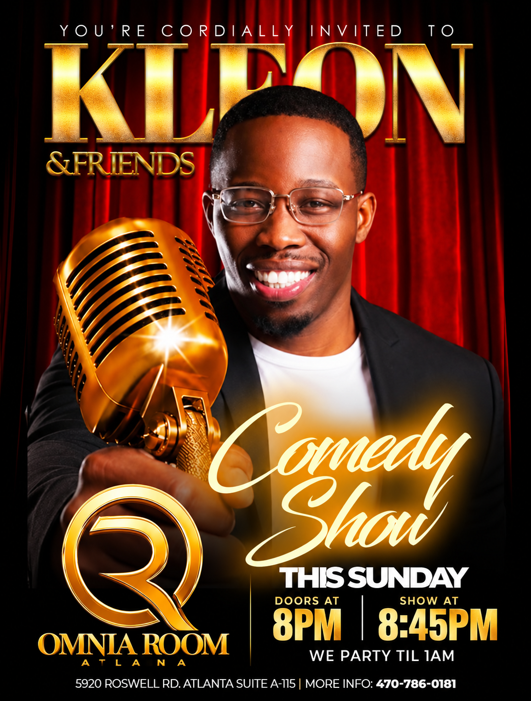 Kleon & Friends Comedy Show: 10/25 