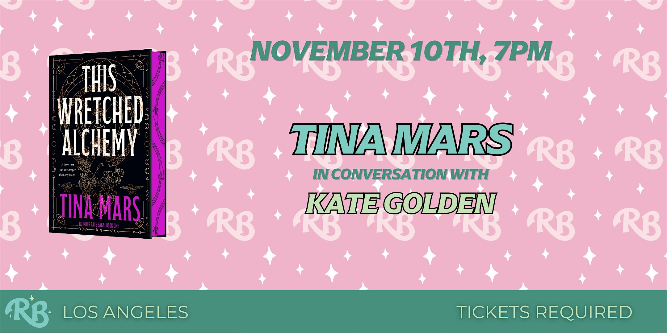 Tina Mars LA Book Event for This Wretched Alchemy