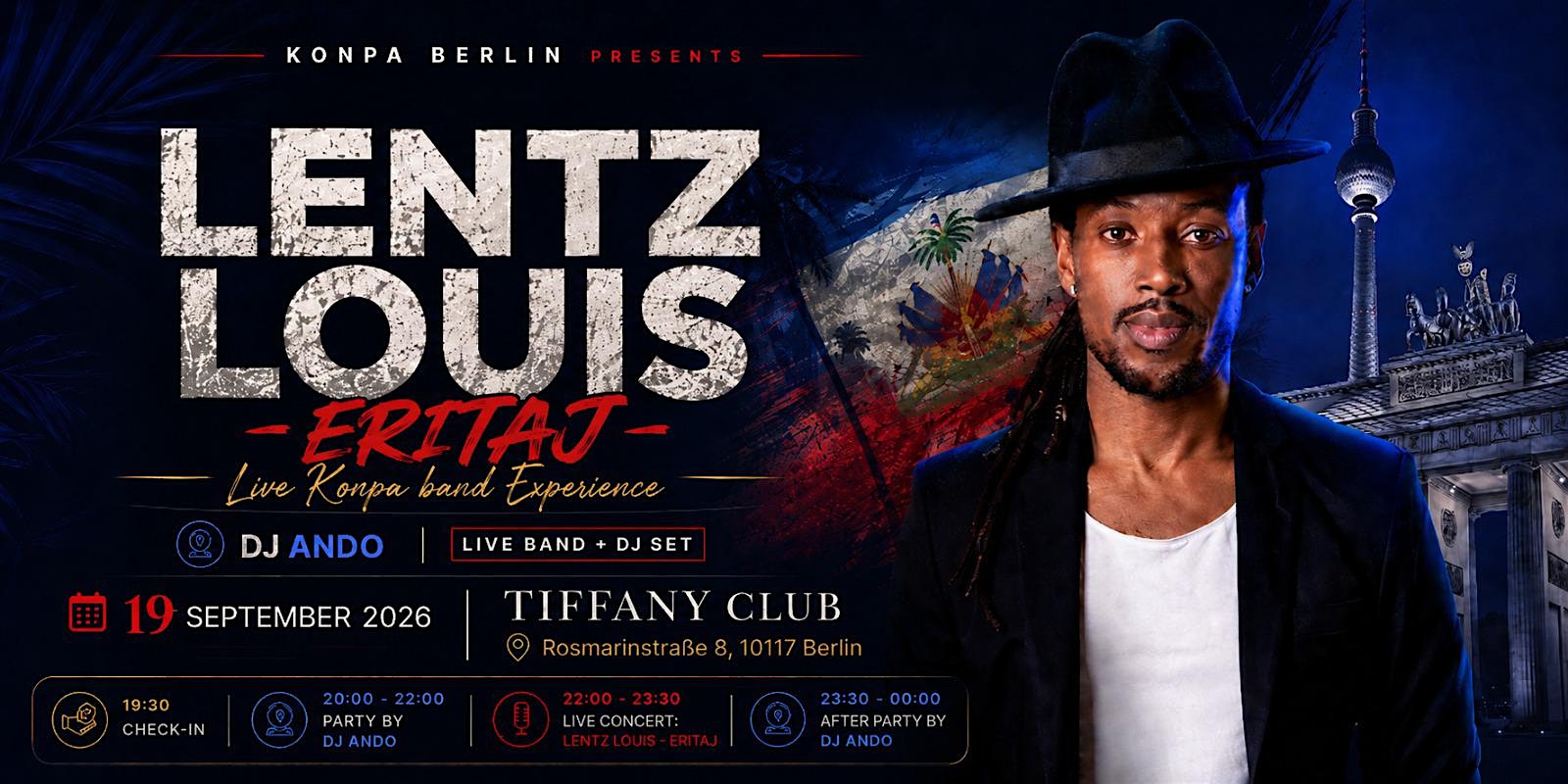 LENTZ LOUIS eritaj – Live Konpa Band Experience