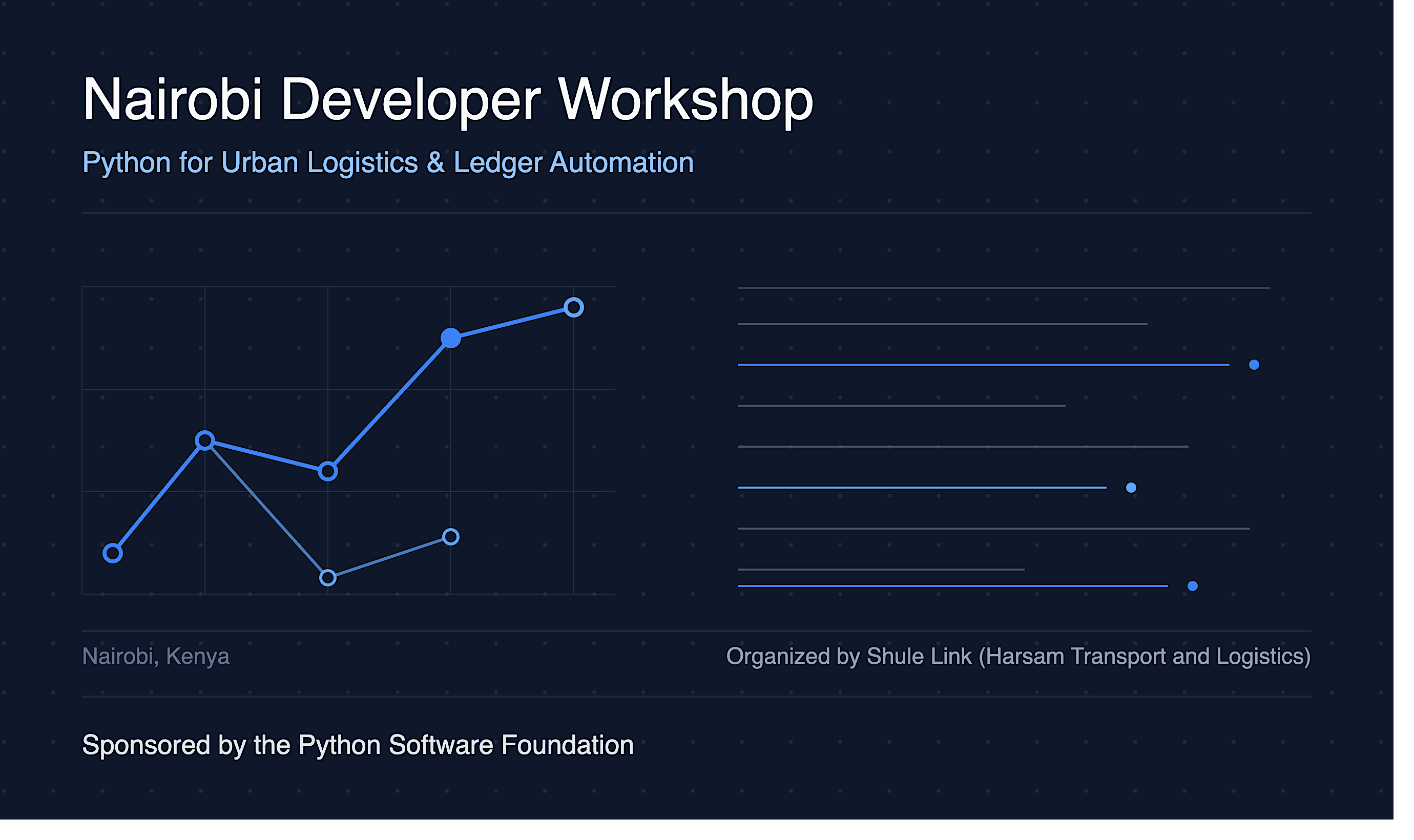 Nairobi Developer Workshop: Python for Urban Logistics & Ledger Automation