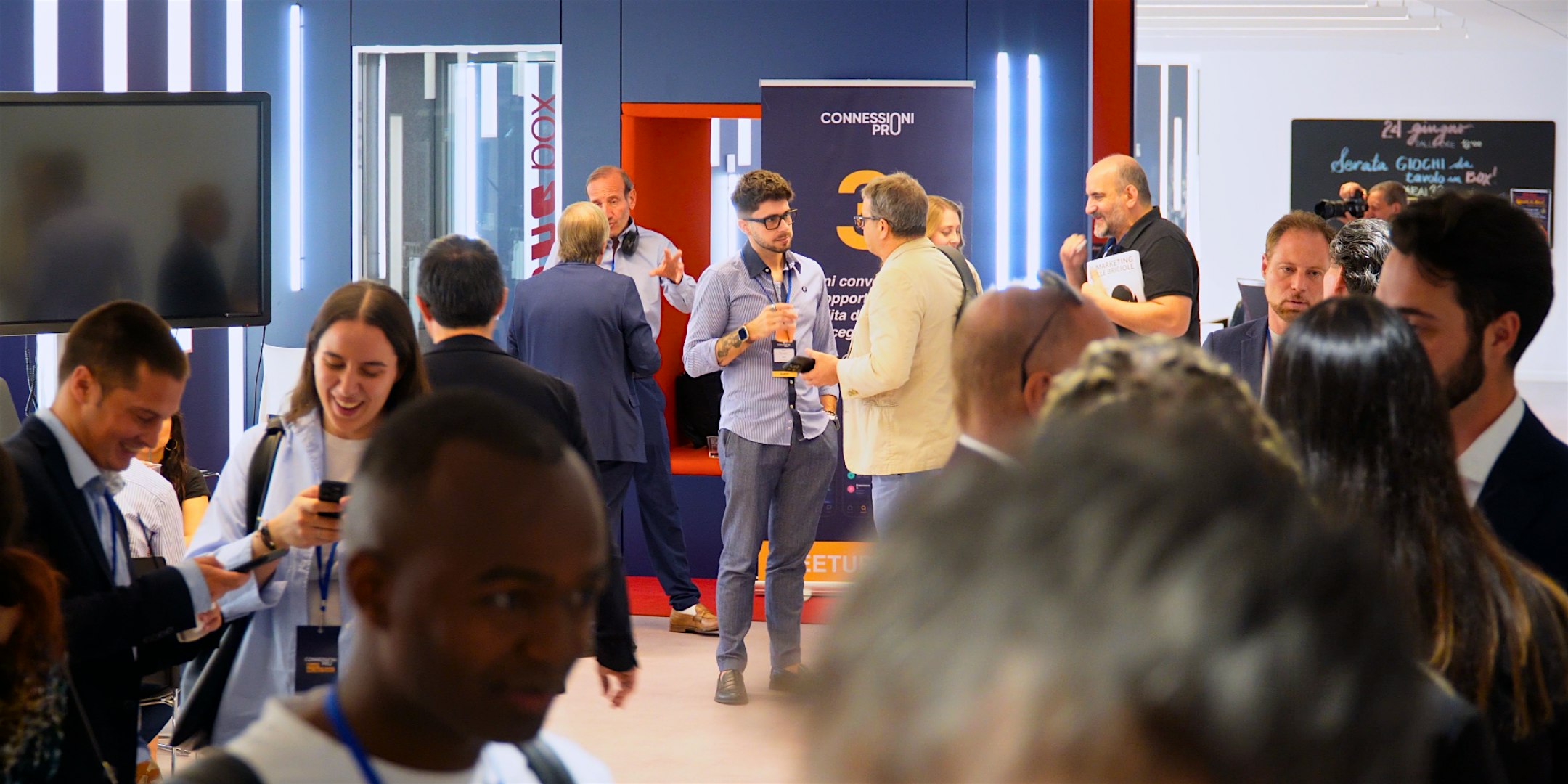 Business networking (con app di matching) e talk per imprenditori