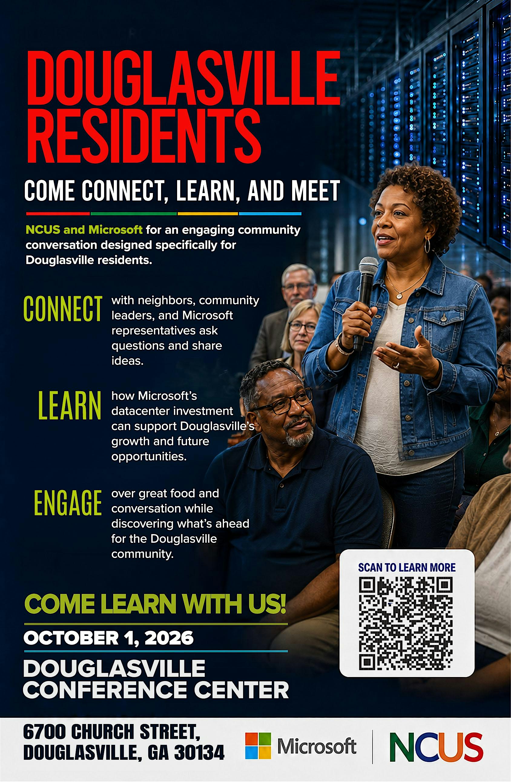 DOUGLASVILLE RESIDENTS COME CONNECT, LEARN, AND ENGAGE