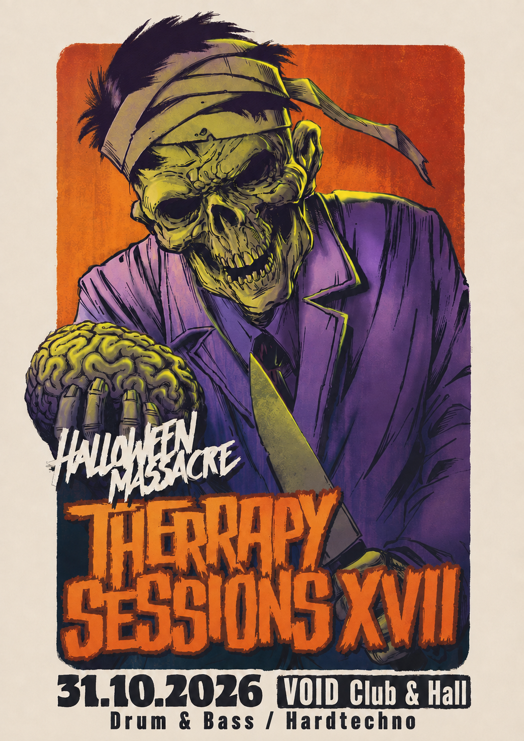Therapy Sessions XVII - Hell-O-Ween with Current Value, Peter Kurten, Upzet, Unknown, Zak McCoy