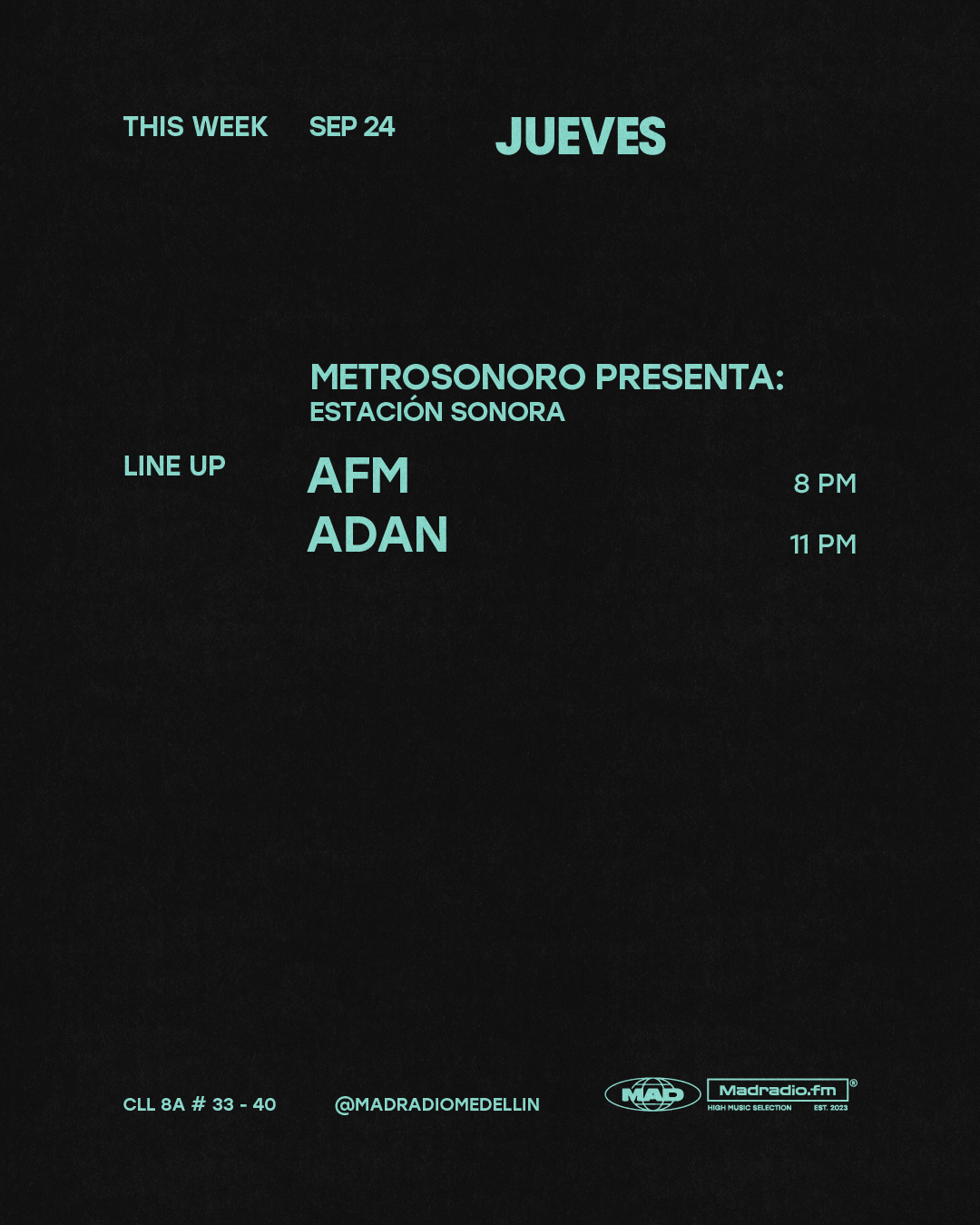 ESTACIÓN SONORA: AFM / ADAN
