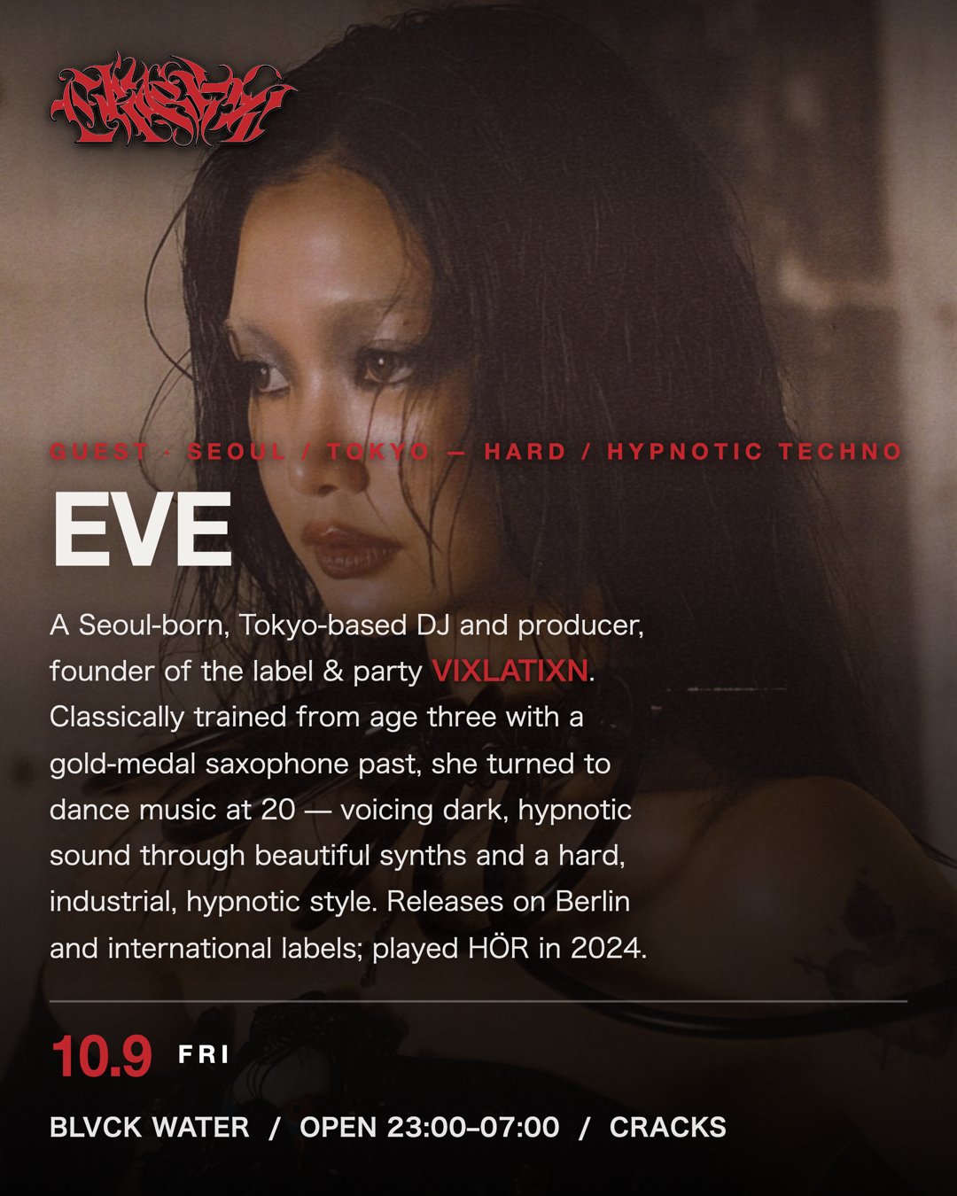 HARD TECHNO 'CRACKS' with EVE, FENGX2