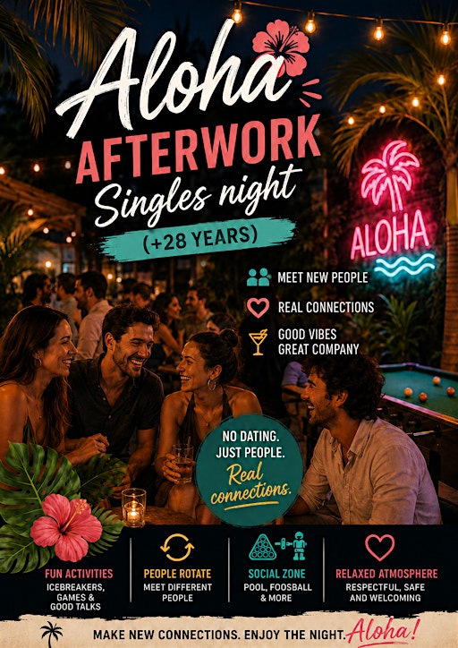 Aloha Afterwork - Singles night (+28)