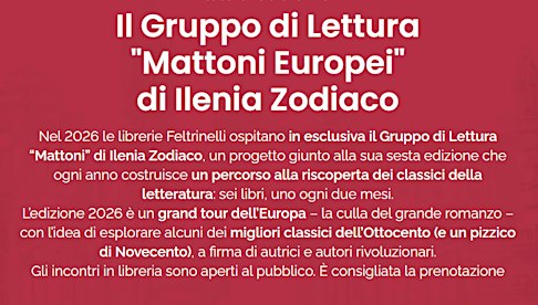 Mattoni europei con Ilenia Zodiaco - Cime tempestose Milano