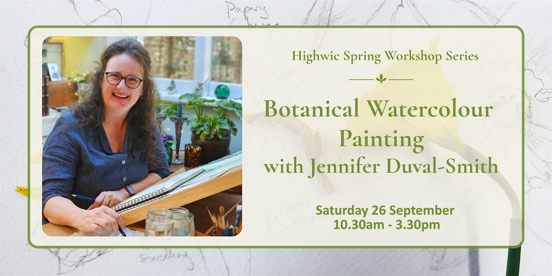 Botanical Watercolour Painting with Jennifer Duval-Smith