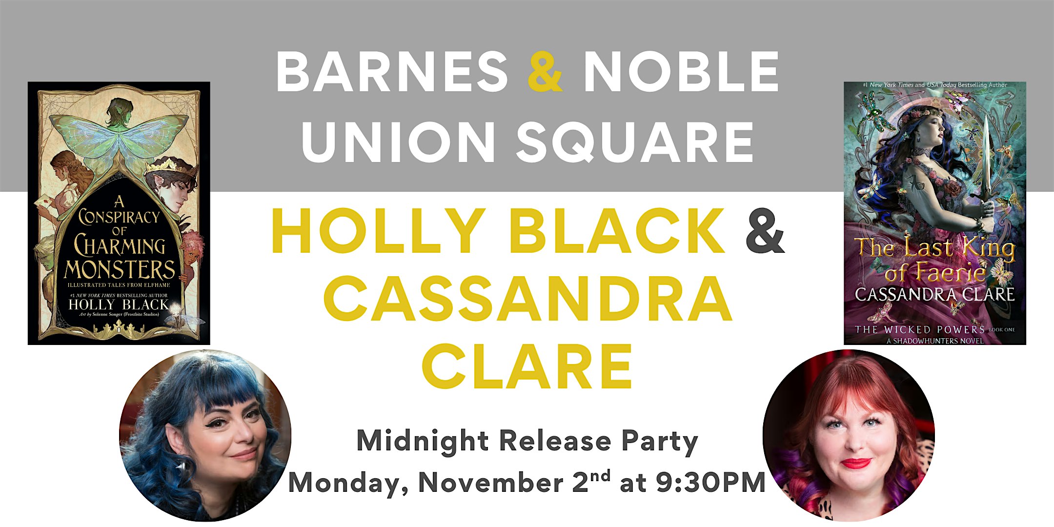Midnight Release Party with Holly Black and Cassandra Clare