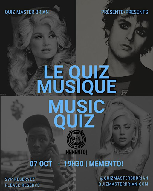 Music Quiz with Quiz Master Brian