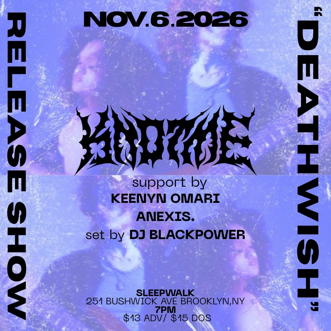 knotme "DEATHWISH" Release Show w/ Keenyn Omari, Anexis, dj blackpower