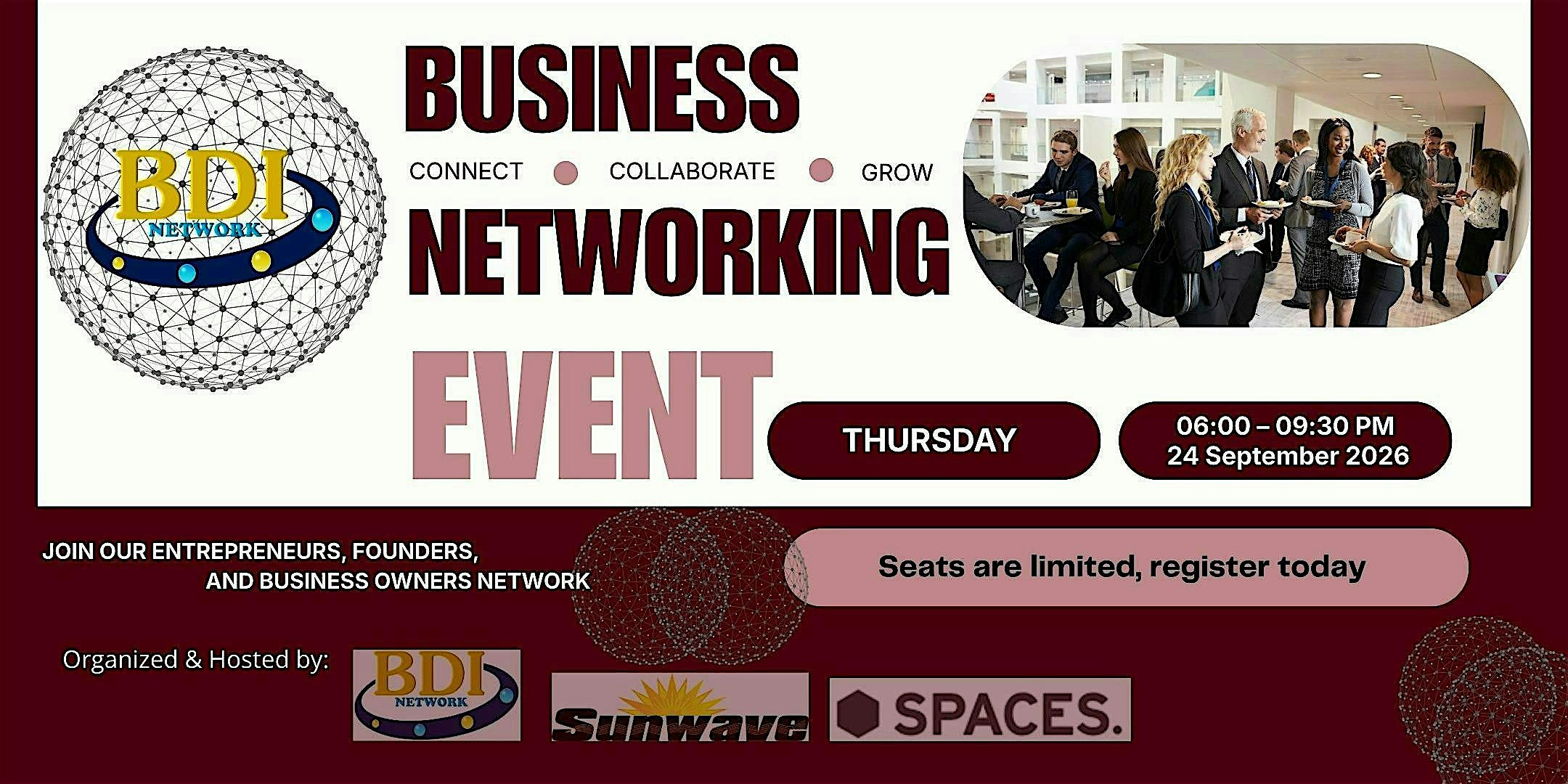 BDI Business Networking & Growth Event 24.9.26