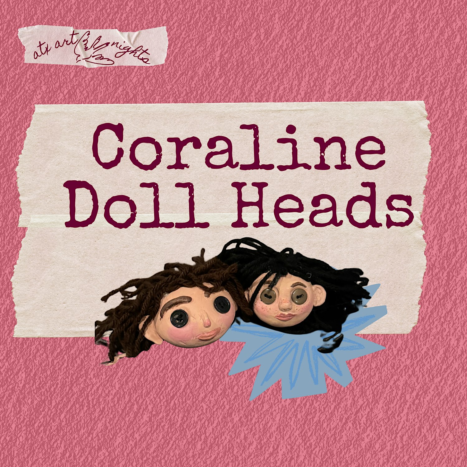 Coraline Doll Heads