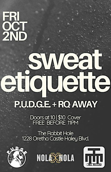 Sweat Etiquette