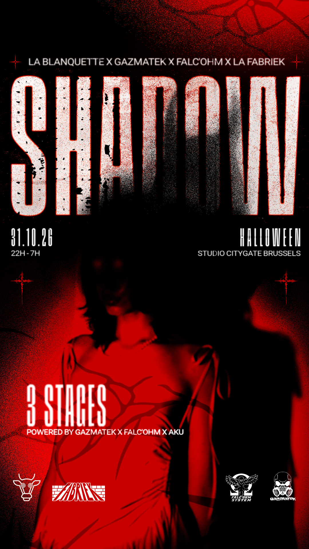 Shadow Halloween 3 Stages rave