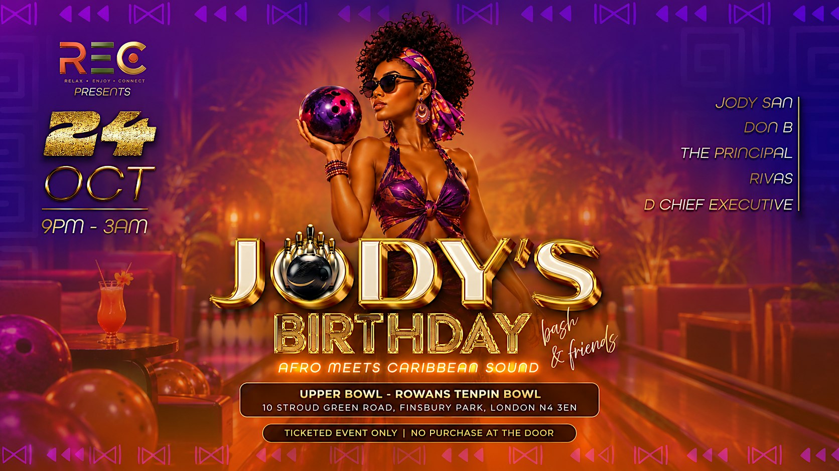Jody’s Birthday Bash & Friends – Afro Meets Caribbean Sound
