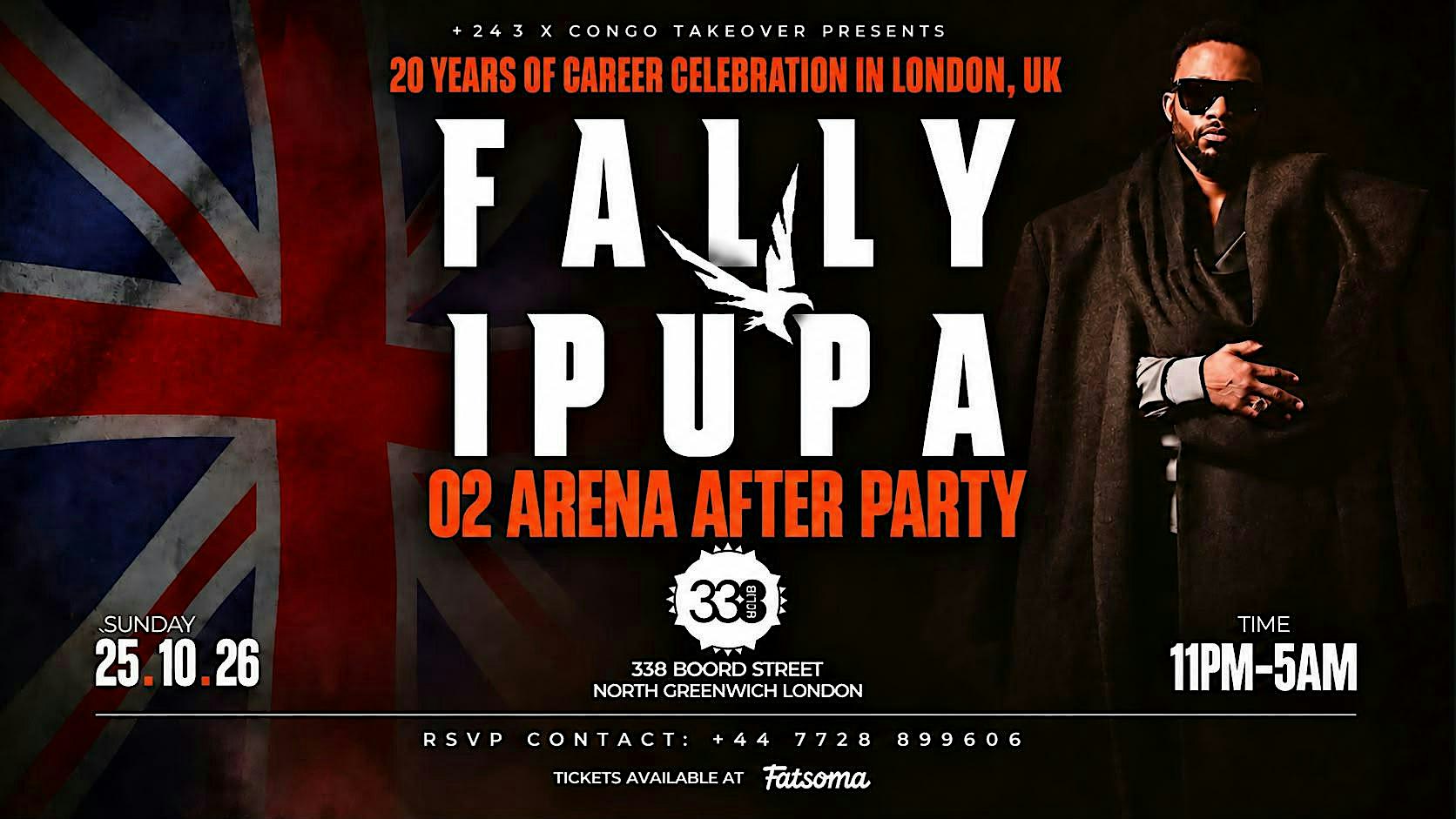 FALLY IPUPA | O2 ARENA | AFTER PARTY @ STUDIO 338