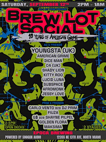 Brew Lot Social VI - 10 Years of American Grime