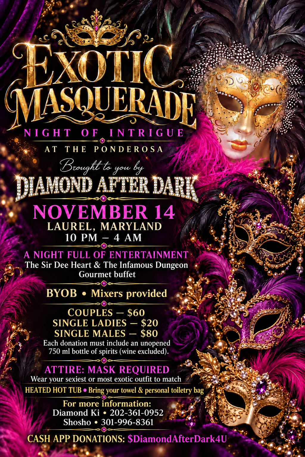 Exotic Masquerade  ~ Night Of Intrigue