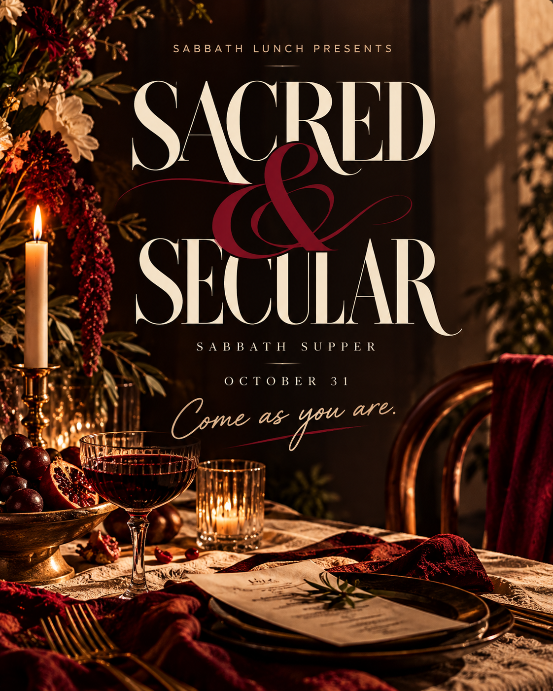 Sabbath Supper: Sacred & Secular