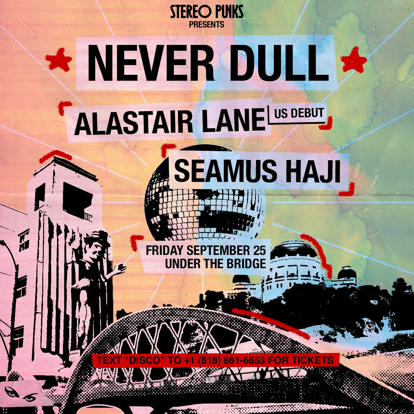 Never Dull, Alastair Lane, Seamus Haji