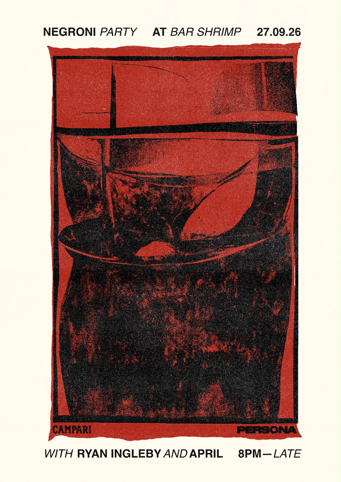 Bar Shrimp: Negroni Party