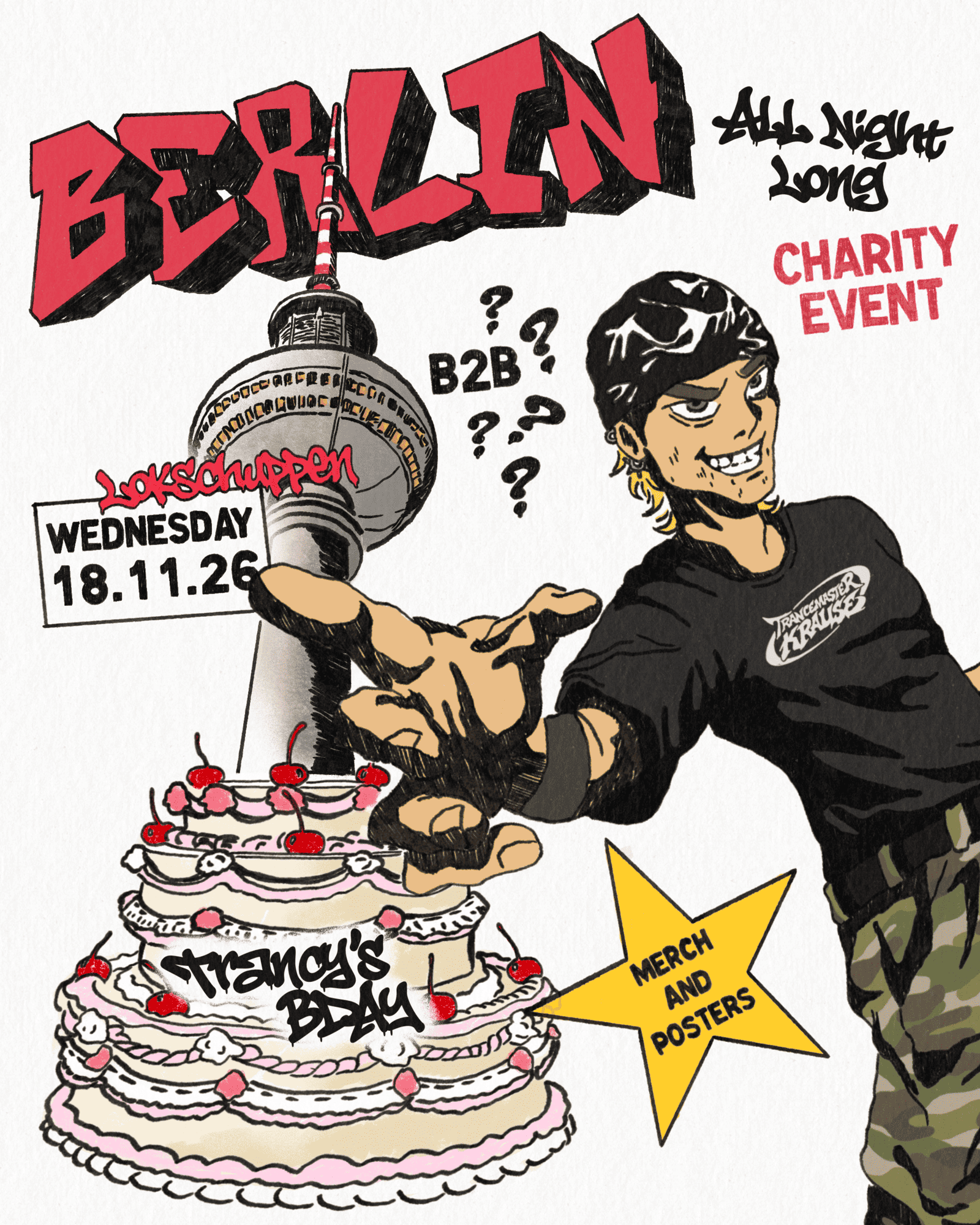 TRANCY'S B-DAY CHARITY ALL NIGHT LONG: TOUR DE TRANCE 2.0