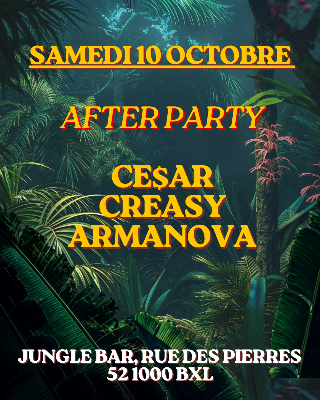 JUNGLE AFTER PARTY