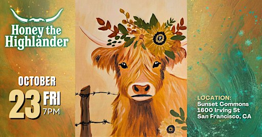 Paint N' Sip: Honey the Highlander