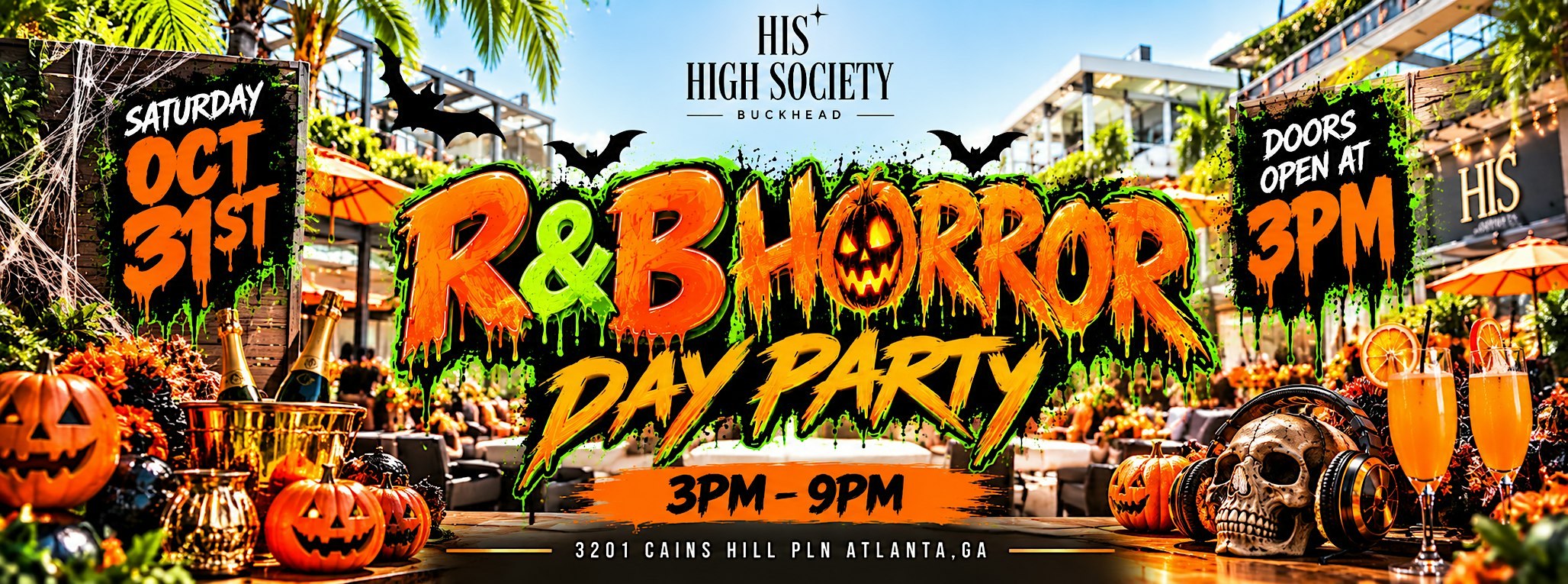 R&B HORROR DAY PARTY | HALLOWEEN DAY ATLANTA