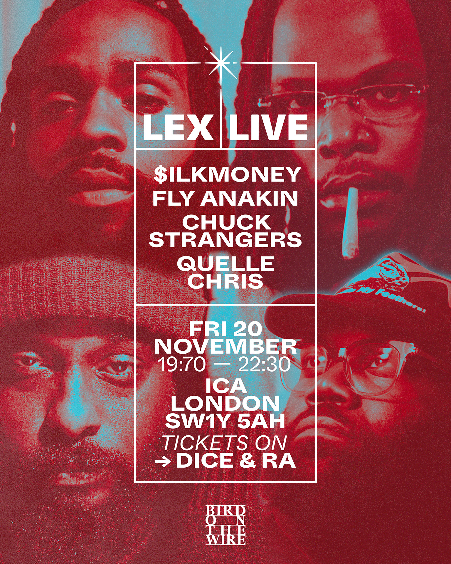Lex Records present $ilkMoney + Fly Anakin + Chuck Strangers + Quelle Chris