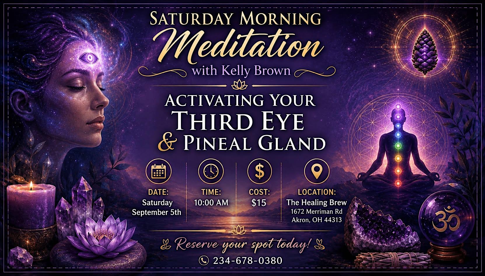 Saturday Morning Meditation-Activating Your Third Eye and Pineal Gland