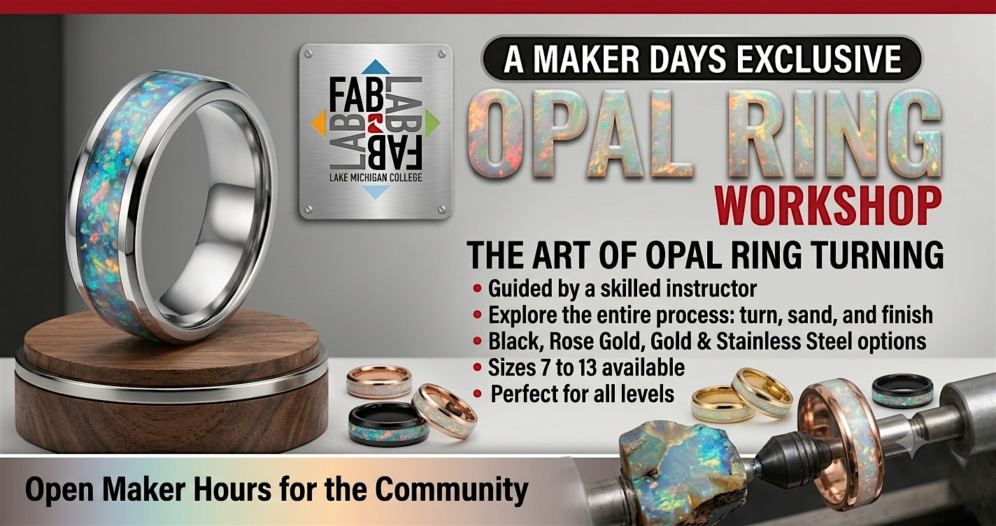 Create Your Own RING Workshop, Create pen, Fab Lab, mini lathe